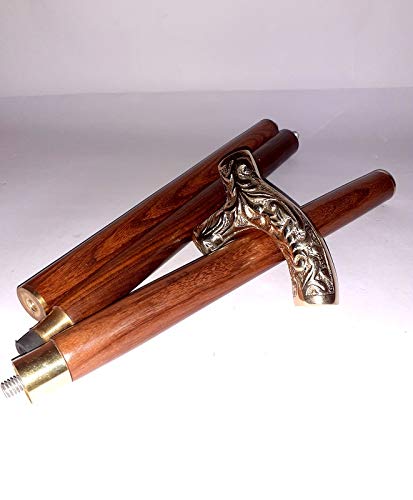 Canne en bois noble avec manche classique : l'élégance artisanale pour votre quotidien