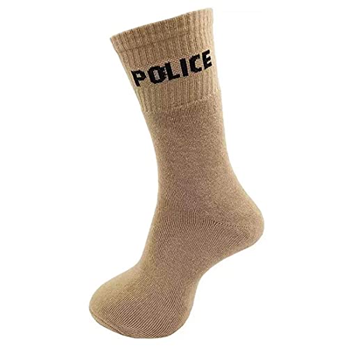 Image of MJE Unisex Regular Khaki Police Casual Socks