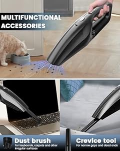 SERVOMASTER Handheld Vacuum Cordless, car Vacuum Portable Cordless — photo 4 of 6