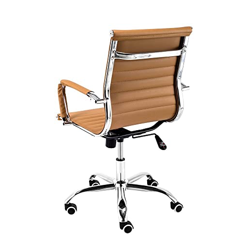 Cadeira de Escritório Moob Boston Diretor Giratória Com Função Relax (Caramelo)