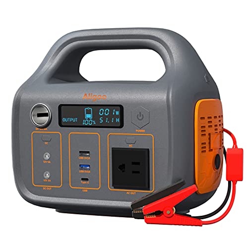 Photo 1 of Aligoo Portable Power Station 266WH, Solar Power Generator(Solar Panel Not Included) 300W AC Outlet 6-Port Lithium Battery Power Station, Emergency Portable Generator for Outdoor Camping RV Home Use
