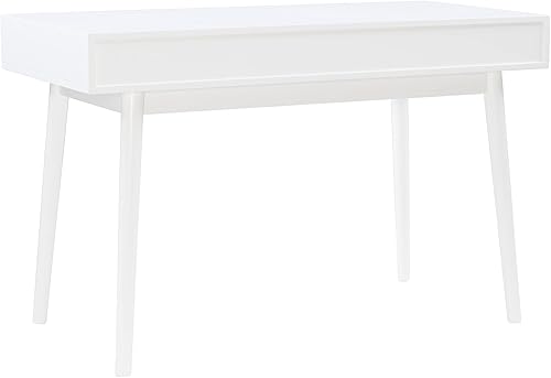 Miniatura 10 de Linon Escritorio moderno escandinavo blanco y natural Drake