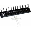 VICASKY Socket Holder Kit 3 Piece Long Sleeve Socket Organizer 1/4 3/8 1/2 Size Trays Keep Your Tools Tidy