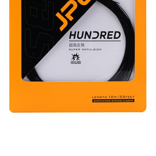 Image of Hundred JP 66 Badminton String | 0.66 mm High Repulsion & Control | Premium Hitting Sound & Shock Absorption | Durable Multi-Filament Nylon