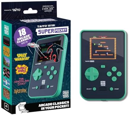 Blaze Entertainment Hyper Mega Tech Super Pocket Taito Edition Arcade Handheld Gaming Device