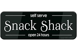 Self Serve Snack Shack Open Sign