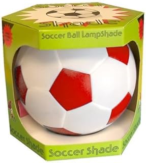 Icarus Housewares Red and White Football Lampshade