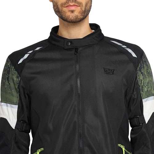 Image of Royal Enfield STREETWIND ECO 3 RIDING JACKET (Size: L) - JRA250004-GREEN