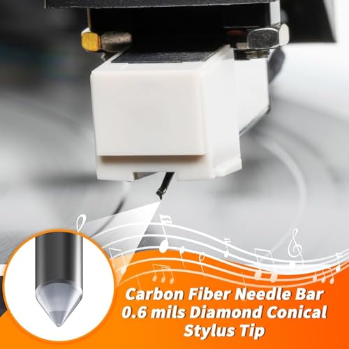 Image of 2 Pack ATN3600L-ATN3600LC Diamond Record Player Needles, Needles Replacement Stylus with Brush, Compatible with Audio-Technica AT-LP60, AT-LP60X, AT-LP60XBT, and Crosley Multiple Models