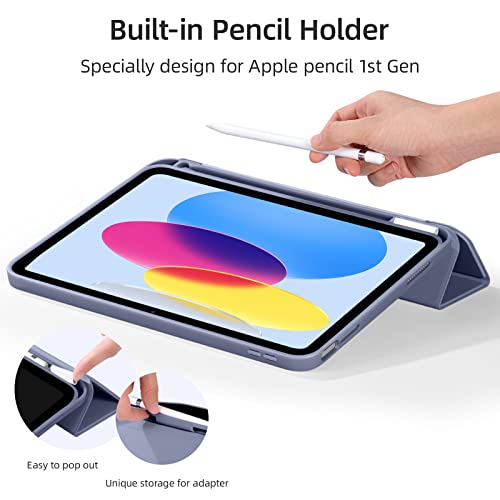 Vobafe Case for iPad (A16) 11th 10th Generation Case (Model: 2025/2022, 11/10.9 Inch), Flexible TPU Back & Trifold Stand - Image 4