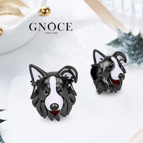 Image of GNOCE Pet Dog Bowl Bead Charm For Women, S925 Sterling Silver Bead Charm NecklaceBracelet for Her, Jewelry Gift