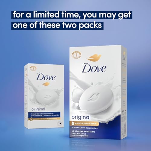 Image of Dove Moisturizing Cream Beauty Bar Dove 3.15 Oz Soap (White) - Set of 3