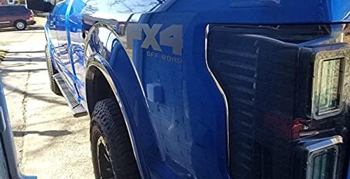 Decal Mods FX4 Offroad Black Matte/Flat Decals Stickers Compatible with Ford F150 die-Cut (2015-2020) - CBM_Solid (Set of 2) Officially Licensed