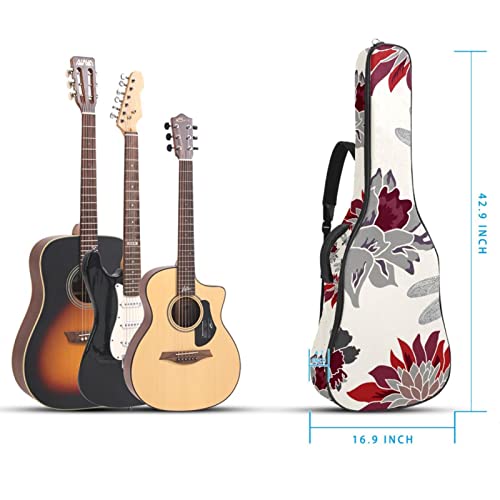 Housse de transport étanche pour guitare avec bandoulière réglable, Multicolore 03., 42.9×16.9×4.7 in, Organiseur de sac - Les Beatles, Paul McCartney, John Lennon, RIngo Starr, George Harrison Housse de transport étanche pour guitare avec bandoulière réglable, Multicolore 03., 42.9x16.9x4.7 in, Organiseur de sac – Image 6