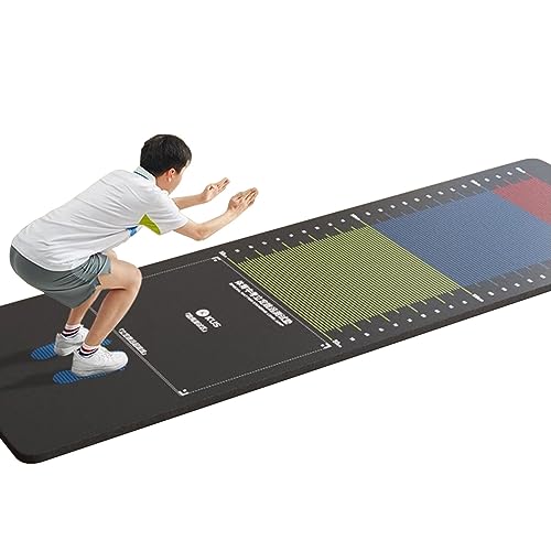 ZIMGOD Alfombra para salto largo de pie, alfombra de medición antideslizante para ejercicio, colchoneta para prueba de salto largo, tabla para entrenamiento de cuerda para gimnasio en casa (Color: Adulto) miniatura 1