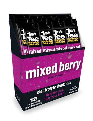 1St Tee Electrolyte Drink Mix Mixed Berry (Box Of 12) #TOP2