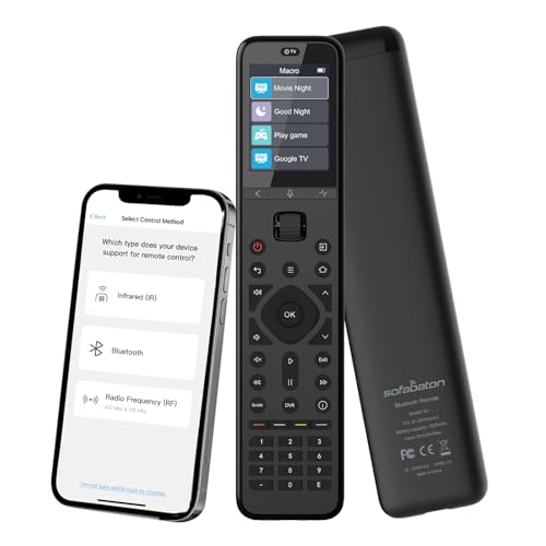SofaBaton U3 Télécommande universelle tout-en-un intelligente avec application, Global Macro & Active Multi-Link Bluetooth & Air Mouse & Google Voice Control