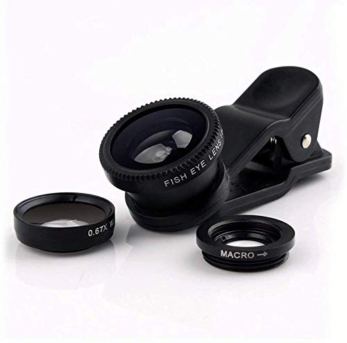REDWIND 3-in-1 Lens Kit 180 Degree Fish Eye Lens, 0.67X Wide Angle, 10X Macro Lens, Universal Clip HD Camera Lens Kit for Phone, Android Smartphone & Tablets (B09N9M5SK7) Amazon Price History, Amazon Price Tracker