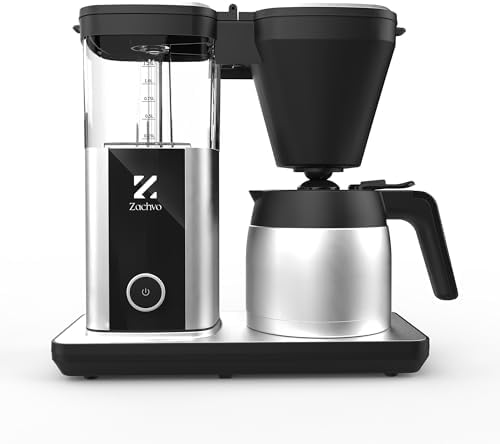 cafetera de goteo con jarra térmica y depósito de 1,25 L, cafeter...