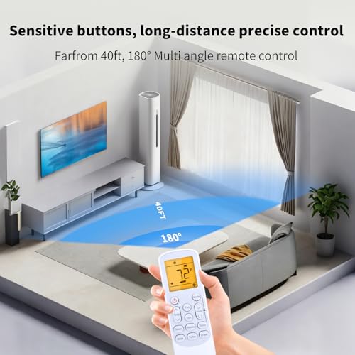 Télécommande de rechange Daizuki écran LCD pour climatiseur DXTH - 5