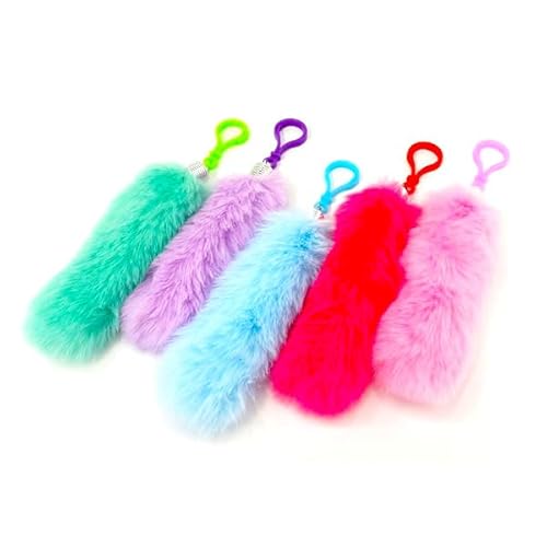 ふわりんしっぽキーホルダー 25個セット【お祭りバンク感謝のメッセージカード1枚】景品 子供 子ども会 玩具 オモチャ おもちゃ 縁日 お祭り イベント お子様ランチ ランチ景品