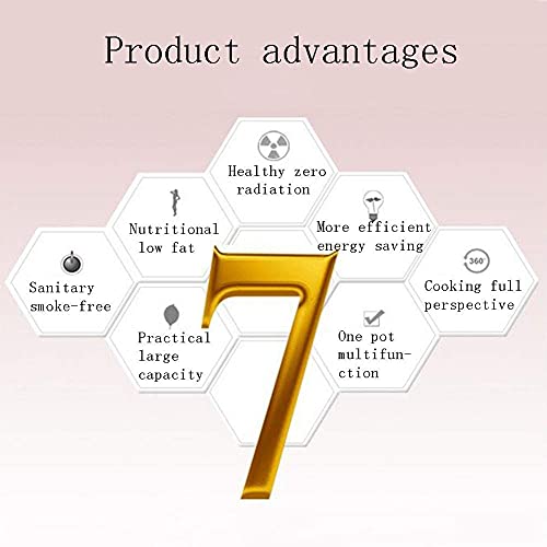 Máquina de batatas fritas de asa de frango frito inteligente sem óleo ADITAM, fogão Aditam quente se