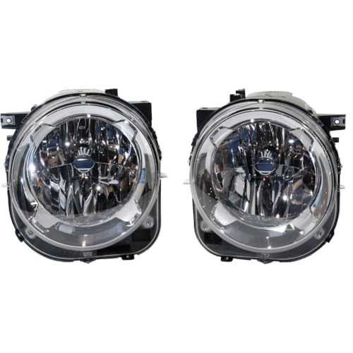 IPFCECN for Jeep for Renegade 2015-2018 2pcs Headlight Left and Right Clear Lens W/Bulbs CH2502273C