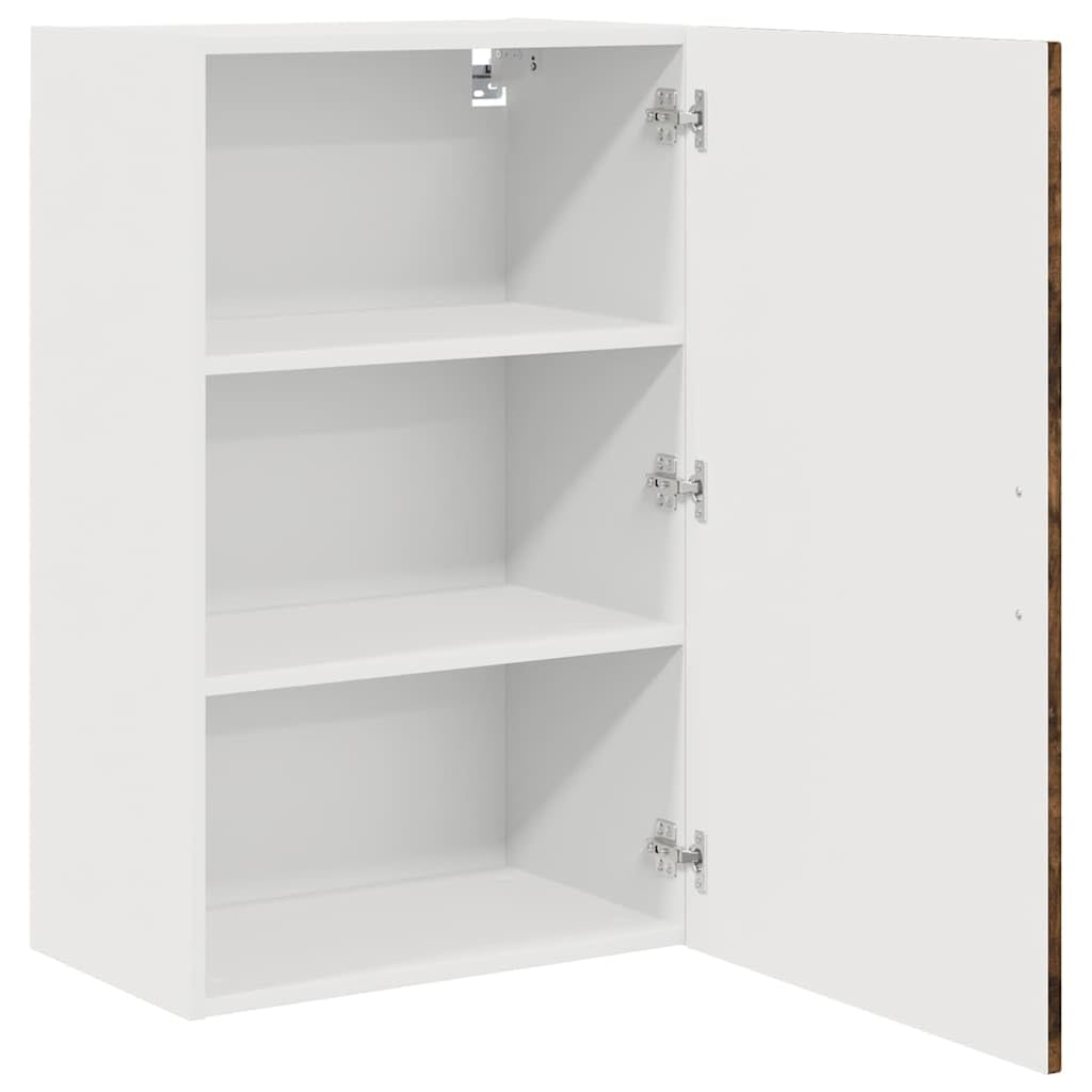 Küchenschrank Hängeschrank 50 x 31 x 80 cm, moderner Küchenschrank aus Holzwerkstoff in Geräucherte Eiche, geräumiger Wandschrank zur Küchenorganisation für mehr Stauraum