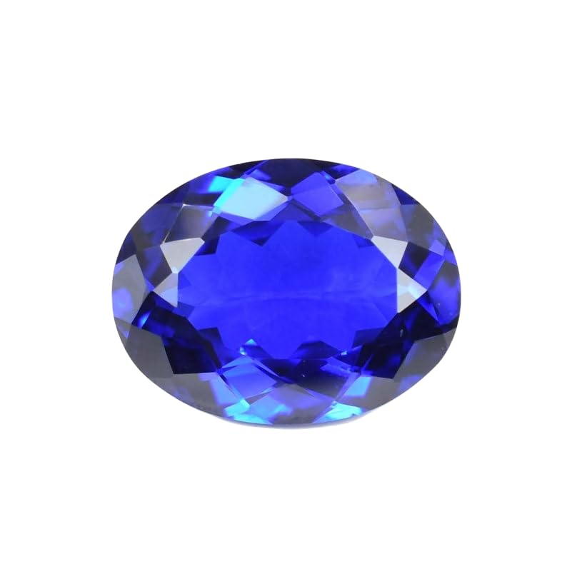 Tanzanite naturelle taillée en ovale 17x13mm d'une grande rareté