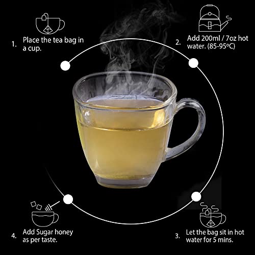 Image of BlendArt Teas - Pure Roasted Dandelion Root Teabags- 50 Count - Pyramid Tea Bag | Caffeine Free- Detox supplement | Digestion & Immune Support | Relieves bloating & Gut Support | Ziplock Pouch