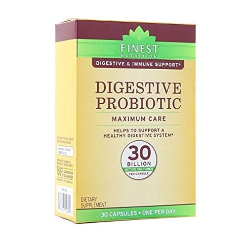 EW East Water Finest Nutrition Digestive Probiotic Maximum Care Capsules 30 ea