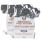 Grizzly Gear Emergency Food Rations - Blueberry & Vanilla Pound Cake Bars (2 Pack) - 6 Day, 144 Hour Supply For Disaster, Hurricane, Flood Preparedness - Less Sugar, More Nutrients - 5 Year Shelf Life