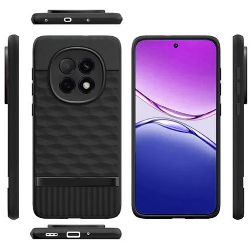 Image of Shockproof Case for Oppo F29 5G | Full Camera Protection | TPU Flexible Back Cover for Oppo F29 5G (Matte Black)