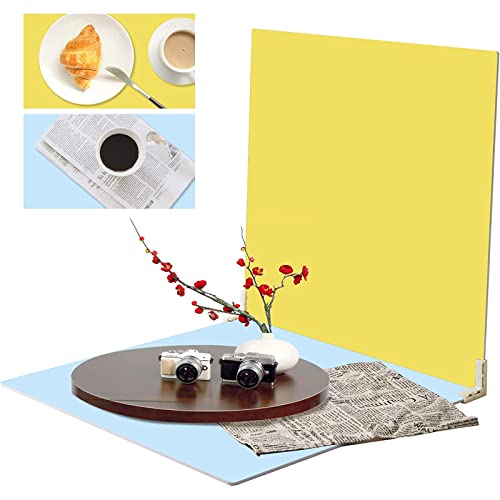 Food Photography Backdrops Board 3Pcs Photo Backdrop Board, Double Side Flat Lay Photography Backdrops, 24X24 Inch Waterproof Background Decorations With 3 Bracket For Photography #TOP6