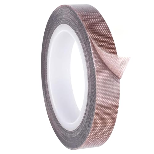GXF Teflon Tape, 1/2 INCH 30 FT Fabric PTFE Tape for Hand or Vacuum Impulse Sealer Machine, PTFE Coated Adhesive Tape for FoodSaver Seal A Meal Weston etc.