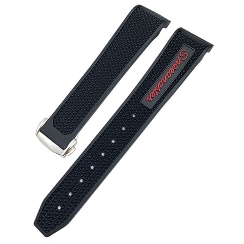 Bracelet montre en caoutchouc premium pour Omega Seamaster et Speedmaster homme