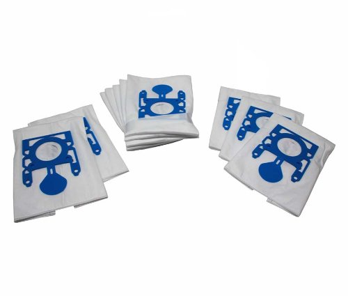10 Sacchetti Aspirapolvere Premium Per Bosch Logo Pro Parquet 2 + 2 Filtri Protezione Motore | Microfibra 5 Strati Made In Germany