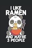 Ramen Panda Notebook: Kawaii Otaku Manga Panda Ramen Bowl Notebook For Panda, Ramen And Anime Lovers / Gift Idea For Kids
