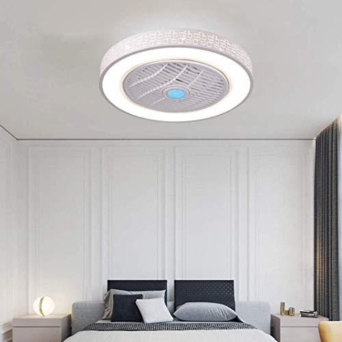 Ventilateur de plafond à LED avec lumière et télécommande pour salon - 3