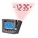 AcuRite 13239A1 Atomic Projection Clock with Indoor Temperature Gray, 0.9