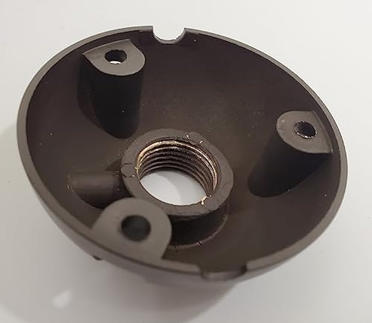 Ironsmith Lighting Products Aluminum Mounting Plate, Heavy Duty Surface Flush Mount for Low Voltage Outdoor Landscape Lighting, Easy to Install, ?Solid Metal Construction (4/PK)