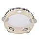 Musfunny Tamburin 15 cm Hand Trommel Tambourine Holz Schlagzeugglocke Birke Metallschellen Percussion Musikinstrument für KTV, Party, Spiele (15 cm, 6 Zoll)