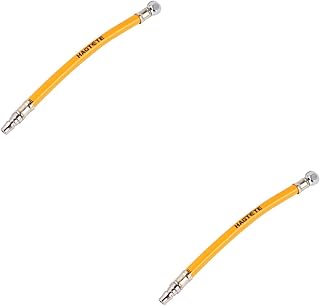 Wakauto Bocal Inflável De Cabeça Inflável 2 Peças Bico Inflável Válvula De Pneu Padrão Mandril De Ar Com Mangueira De Ar Pneu De Bicicleta Bico De Ar Bico Inflador De Agulha