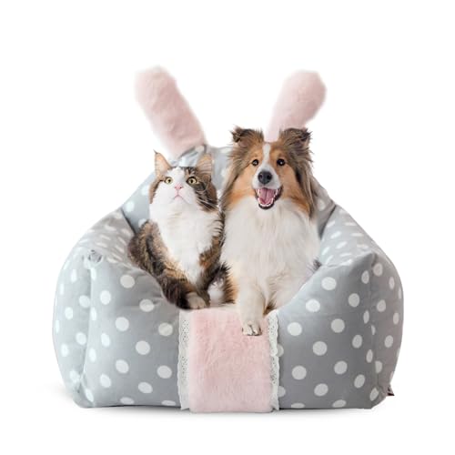 【Misura delle dimensioni】 1) S-45 * 40 * 16 cm, ideale per animali domestici fino a 3 kg. 2) M-50*45*30 cm, Ideale per animali domestici fino a 5 kg.3) L-55*50*32 cm, Ideale per animali domestici fino a 7,5 kg.4) XL-75*68*35 cm, Ideale per animali domestici fino a 15 kg. Si prega di scegliere il lettino per animali più adatto in base alla tabella delle taglie e alle dimensioni effettive.
