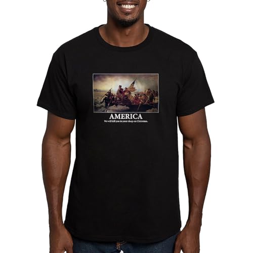 CafePress AmericaWewillkilltrans T Shirt Men's Fitted Graphic T
