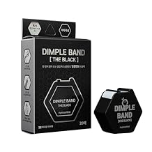 Medical Research DIMPLE BAND THE BLACK Hydrocolloid Skin Patch | Waterproof & Flexible Skin Cover | Discreet Transparent Adhesive | 78x18mm | 20 Count