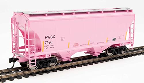 Walthers Mainline 910-7582 HO Scale 39' Trinity 3281 2-Bay Covered Hopper - Ready to Run - Halliburton HWCX #7996