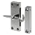 Prime-Line Products A 103 Sliding Screen Right Hand Door Latch, Chrome Diecast