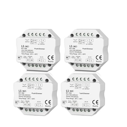 Variateur LED 0/1-10V haute performance pour un contrôle vocal précis des spots encastrés
