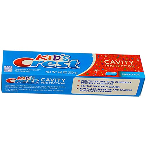 Creme Dental Crest Kids Protection Sparkle Fun 130g